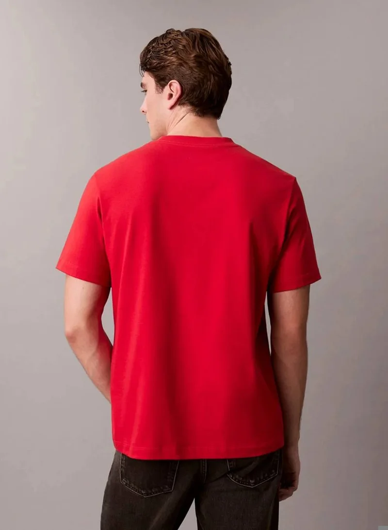 Calvin Klein Jeans Adrenaline Rush Matchbox Logo Graphic Relaxed T-Shirt for Men | Best Price UAE