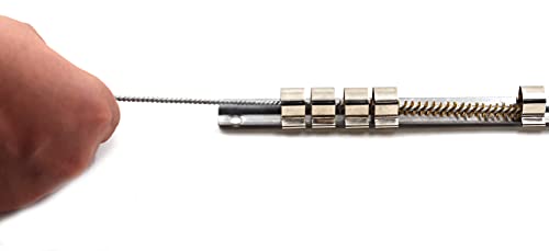 Preamer 6mm/ 0.25" Diameter Brass Wire Tube Brush Cleaning Tool for Tube Bottle Pipe Welding Slag and Rust Remove Cleaner Tool , 10pcs - Image 3