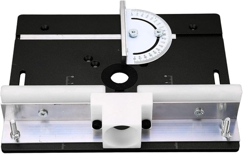 Black Aluminum Router Flip Board Insert Base Plate For Router Table Saw - Image 3