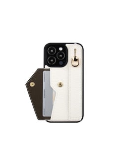 For Iphone15 16ProMax For SamsungGalaxy For SonyWristband Card Holder Card Holder Phone Case-Color:White-Applicable Model:xperia Ace III