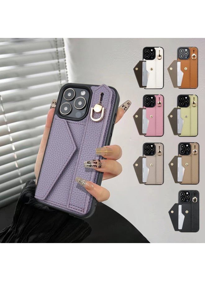 Generic - For Iphone15 16ProMax For SamsungGalaxy For SonyWristband Card Holder Card Holder Phone Case-Color:White-Applicable Model:xperia Ace III - Image 1