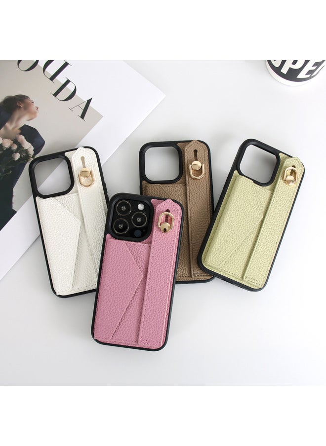 Generic - For Iphone15 16ProMax For SamsungGalaxy For SonyWristband Card Holder Card Holder Phone Case-Color:White-Applicable Model:xperia Ace III - Image 1
