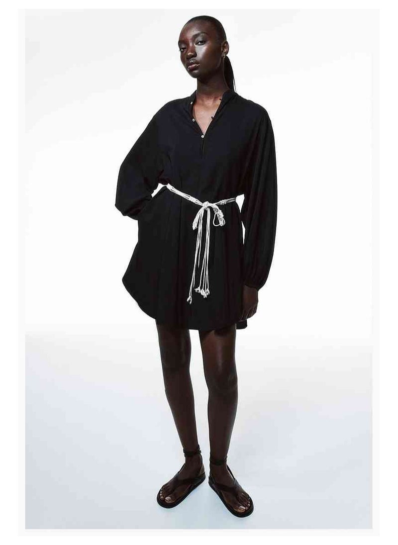 H and M - HM Women's New Loose Lightweight Comfortable And Fashionable Dress - Image 1