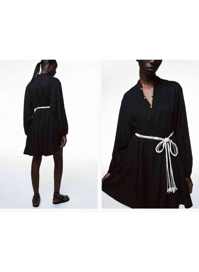 H and M - HM Women's New Loose Lightweight Comfortable And Fashionable Dress - Image 1