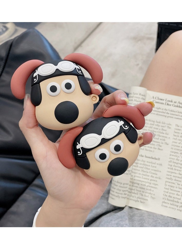 EBMINI - Suitable For Apple Bluetooth Earphones With Silicone Cartoon Protective Case - Image 1