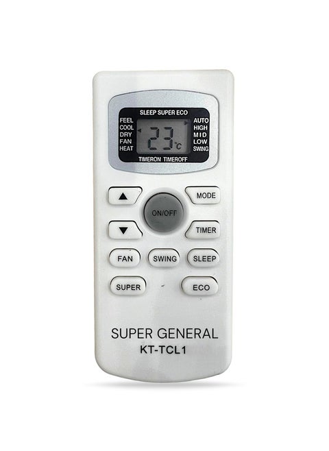ريموت مكيف سوبر جينرال KT-TCL 1