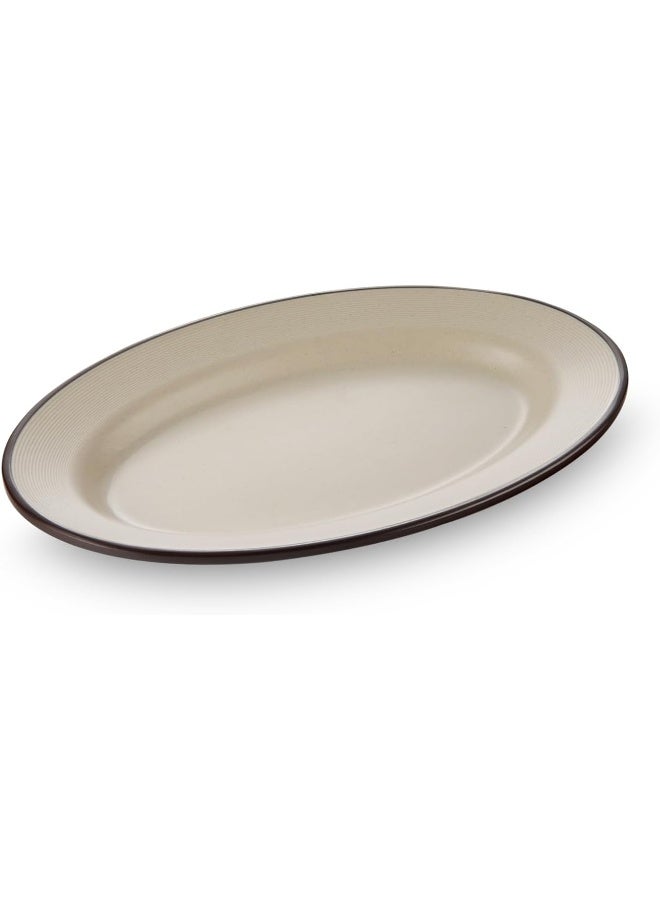 طبق هارموني ميلامين oval 10 بوصة