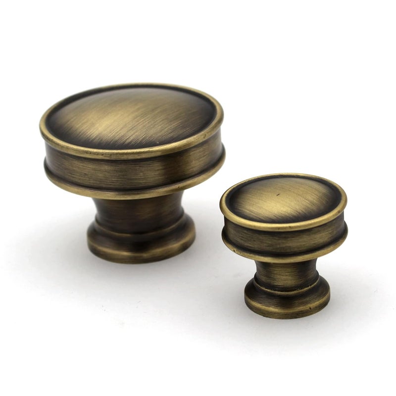 ABVIN ABVIN Luxury Round Antique Unique Cabinet Pulls Knobs Handles 1 Piece Large