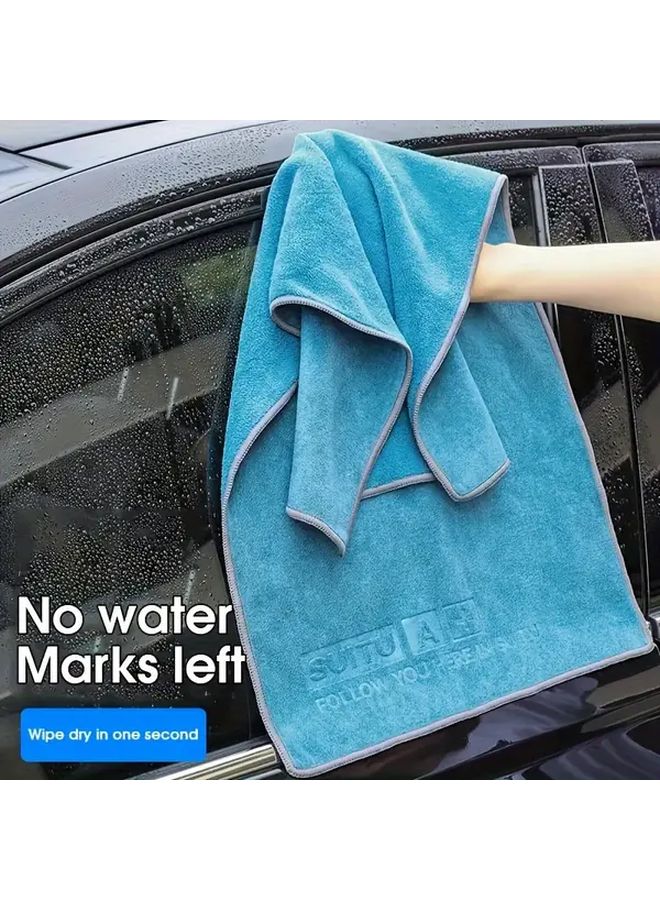Jumbo Microfiber Car Wash Towel 60x160cm Ultra Absorbent Streak Free Quick Dry - Image 4