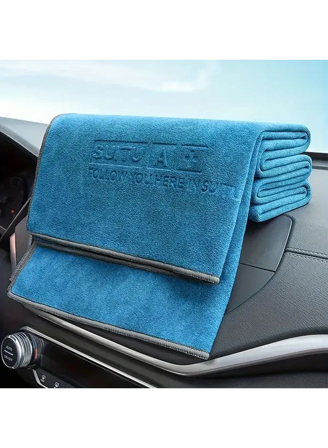 Jumbo Microfiber Car Wash Towel 60x160cm Ultra Absorbent Streak Free Quick Dry - Image 2