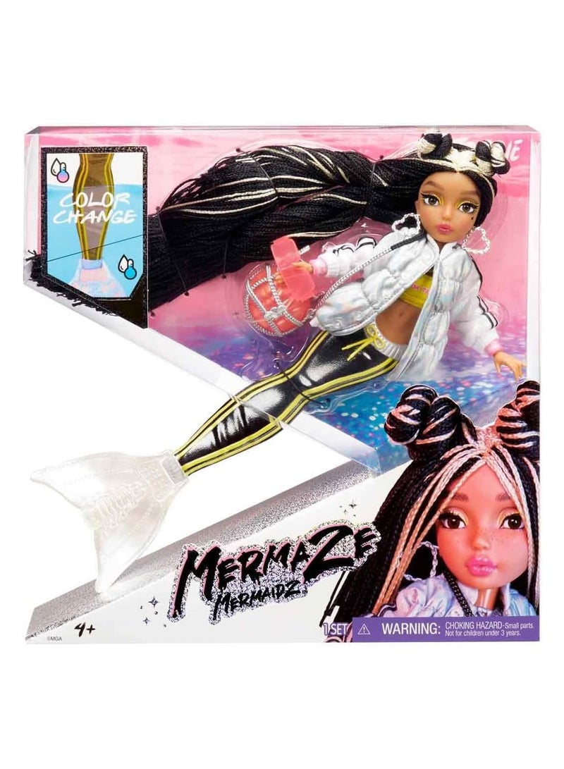 ام جي اي دمية حورية البحر جوردي متغيرة اللون من ميرميدز مع إكسسوارات للأعمار من 4 سنوات فما فوق - Image 1