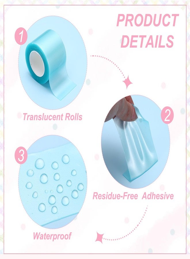 PATIKIL Nano Tape 2 x 39 Inch, 5 Pcs Double Sided Nano Bubble Tape, Adhesive DIY Arts Crafts Ball Maker for Arts DIY Crafts Birthday Parties Home Play, Pink/Blue/Purple/Green/Transparent - Image 3