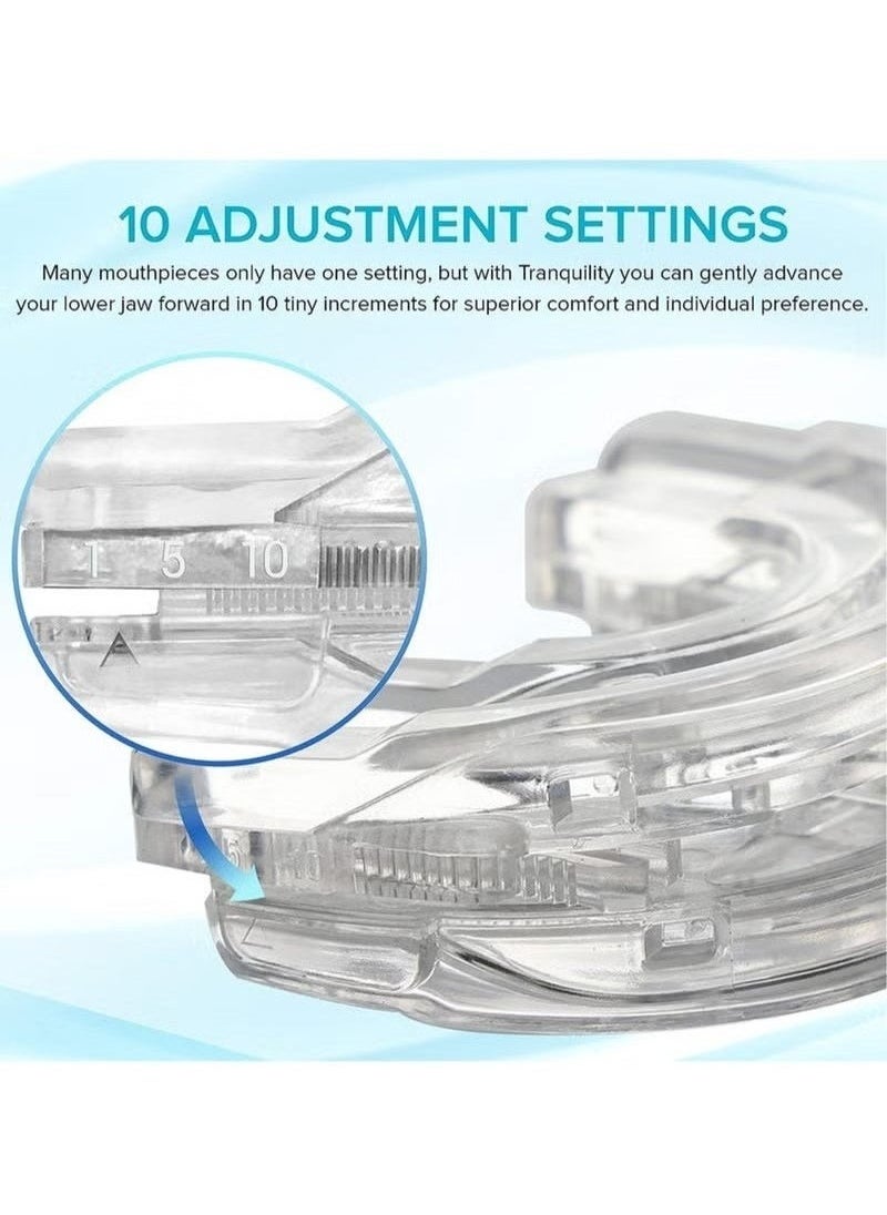 Healthy Anti-Snoring Mouth Guard Adjustable Mouthpiece Night Time Teeth Mouthguard Sleeping Bite Guard for Bruxism and Stop Snoring Custom Molding Adjustability, Snoring Reduction Aid for Men and Women  - Image 3