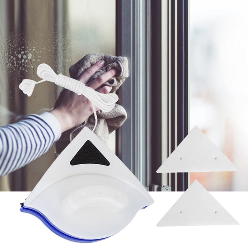 Double Side Magnetic Glass Cleaning Tool Wiper Surface Cleaner Strong Absorption Easy Clean for Home Window Plastic ABS Material - Image 2