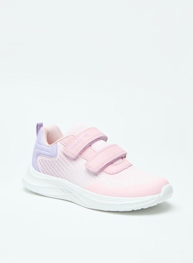 Oaklan by Shoexpress Colourblock Sports Shoes with Hook and Loop Closure  - Image 1