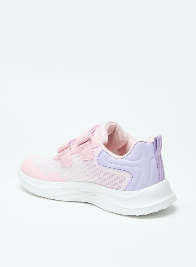 Oaklan by Shoexpress Colourblock Sports Shoes with Hook and Loop Closure  - Image 2