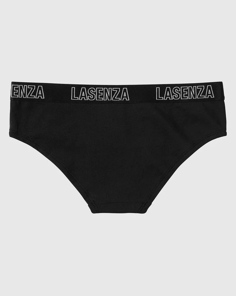 La Senza Hipster Panty With Logo in Tuxedo