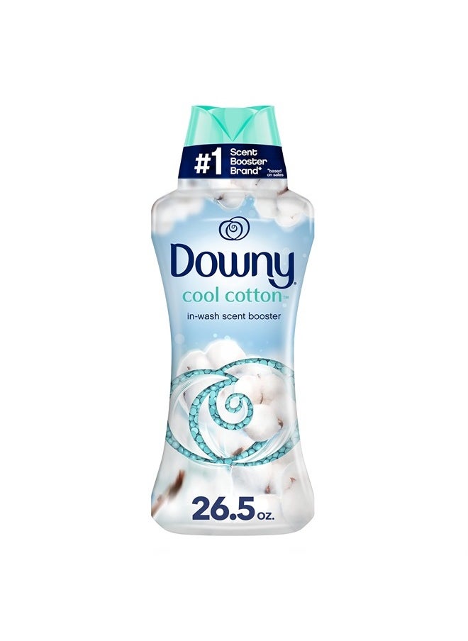 Downy Laundry Scent Booster Beads for Washer, Cool Cotton Scent, 26.5 oz (Packaging May Vary)  - Image 1