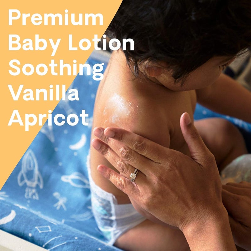 Hello Bello Premium Baby Lotion I Vegan and Cruelty Free Moisturizing NonGreasy Lotion for Babies and Kids I Vanilla Apricot Scent I 17 FL Oz 2 Packs of 85oz - Image 2