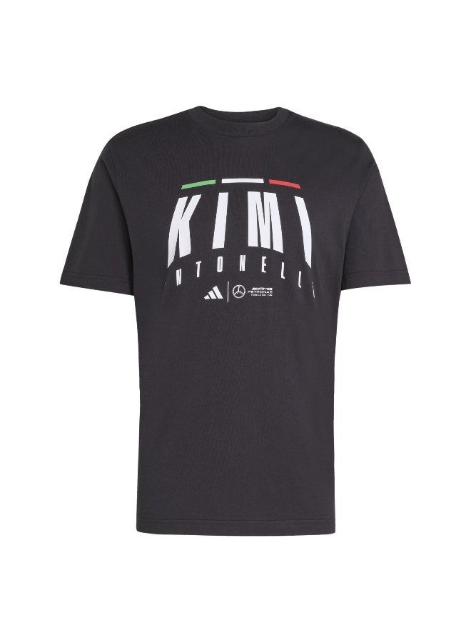 اديداس تيشيرت رجالي أسود بأكمام قصيرة من - Image 2