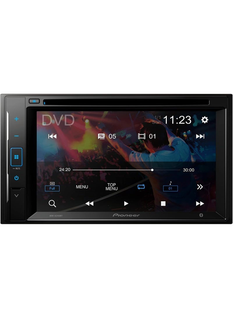 Pioneer AVH-A245BT Double Din with Built in CD DVD Bluetooth Car Stereo - Image 2