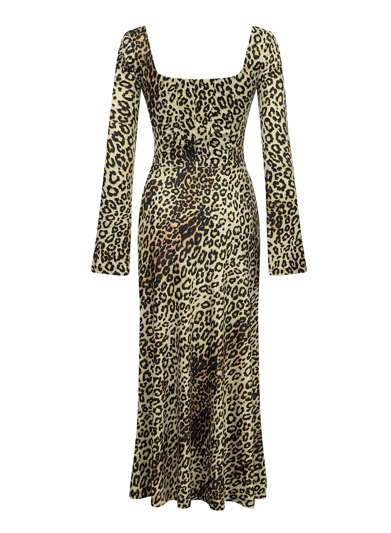 Nocturne Leopard Print Dress