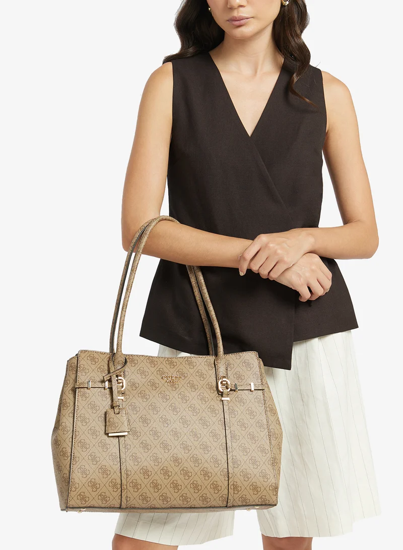 Guess  Leona Logo Tote Bag for Women | Best Price UAE