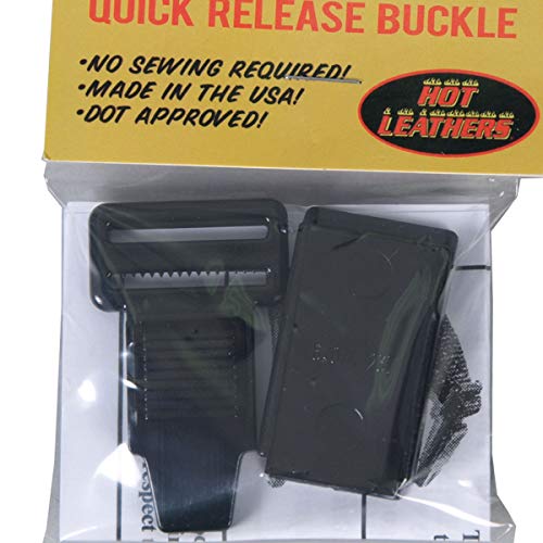 Hot Leathers HAB1001-10893 Fast Hook Motorcycle Helmet Replacement Buckle,Black - Image 2