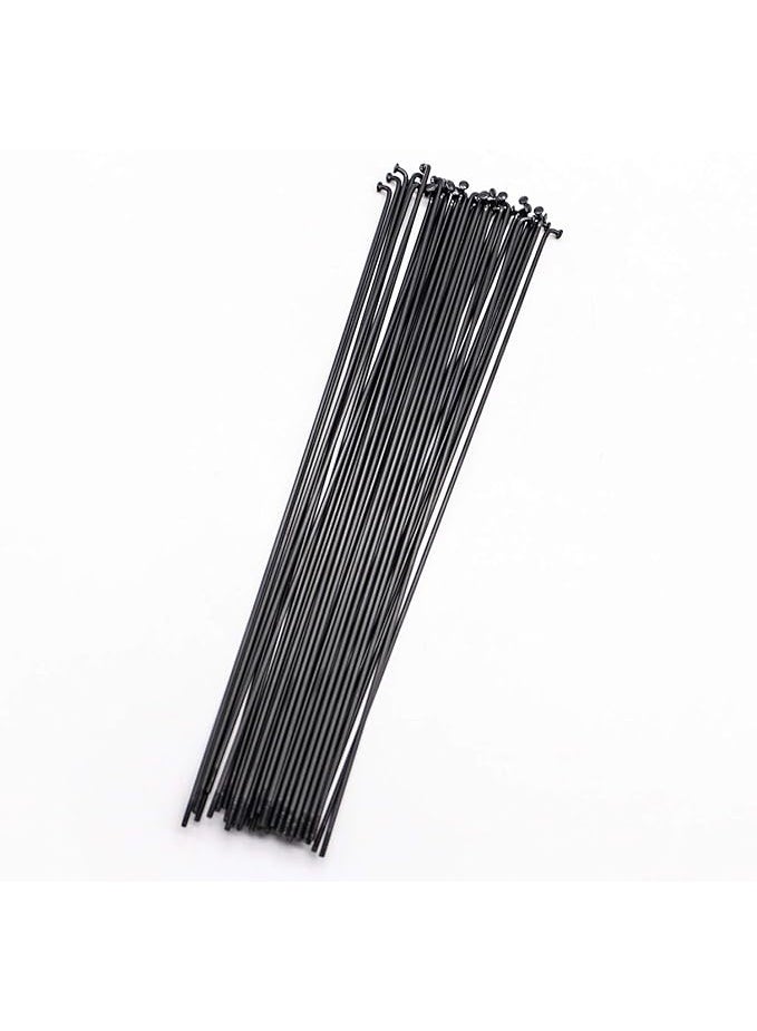 SENQI Bicycle Steel/Stainless Steel Spokes 80mm-297mm with Copper Cap 36pcs - Image 1