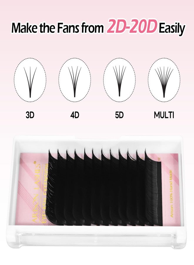 ARISON LASHES Easy Fan Volume Lashes 0.05 D Curl 13mm - Image 2