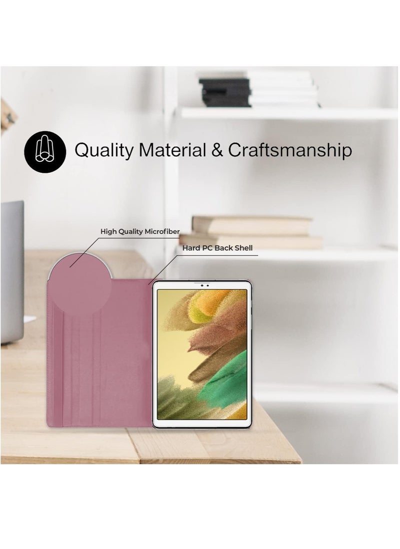 Galaxy Tab A7 Lite Case, Samsung Tab A7 Lite Case, 360° Rotating Multi-Angle Stand, PU Leather Flip Folio Case