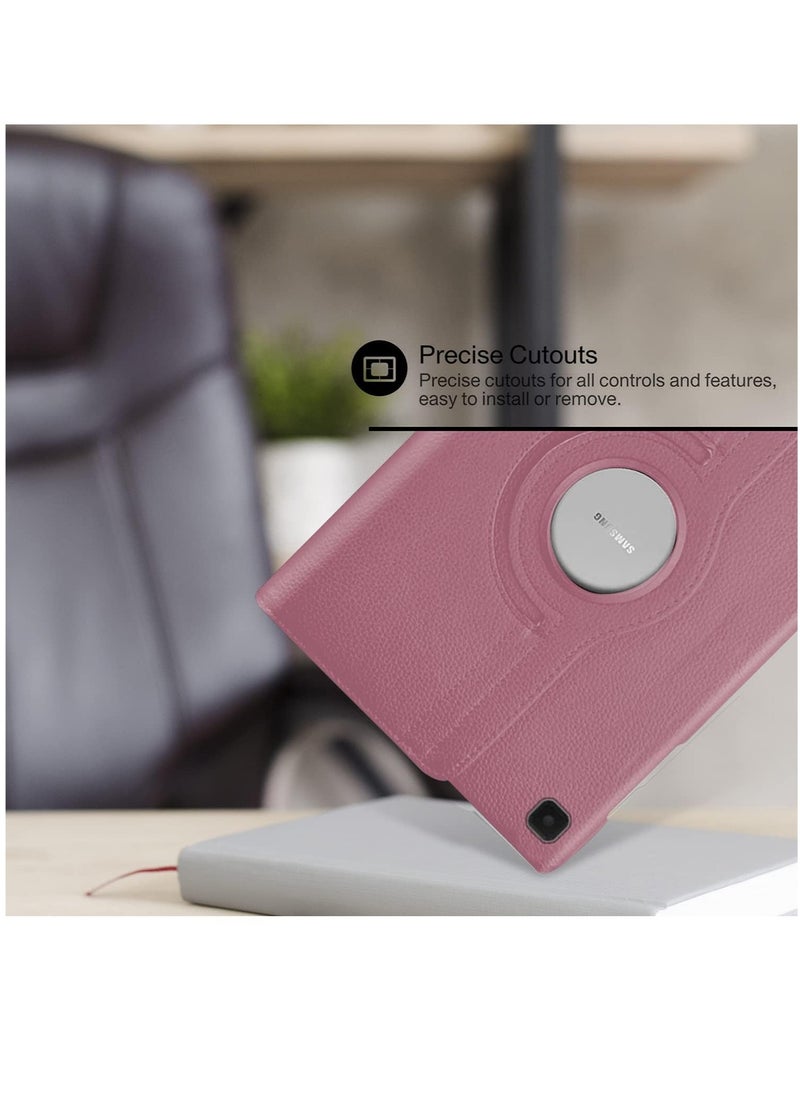 Galaxy Tab A7 Lite Case, Samsung Tab A7 Lite Case, 360° Rotating Multi-Angle Stand, PU Leather Flip Folio Case