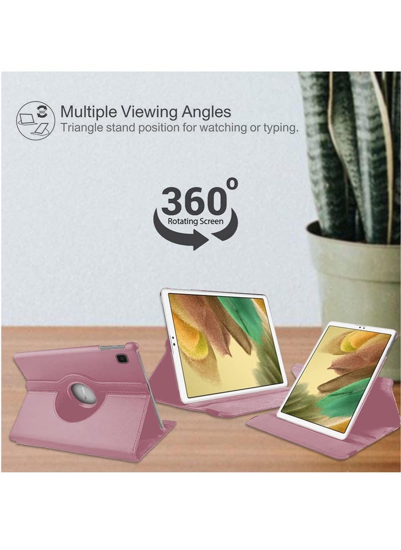 Galaxy Tab A7 Lite Case, Samsung Tab A7 Lite Case, 360° Rotating Multi-Angle Stand, PU Leather Flip Folio Case
