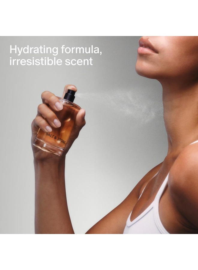 Salt & Stone Body Mist, Santal & Vetiver Scent, Skincare Infused Perfume Hair & Body Spray for Women and Men, Hydrating Fragrance with Glycerin and Red Algae, Vegan, Cruelty Free, 3.4 fl oz - Image 2