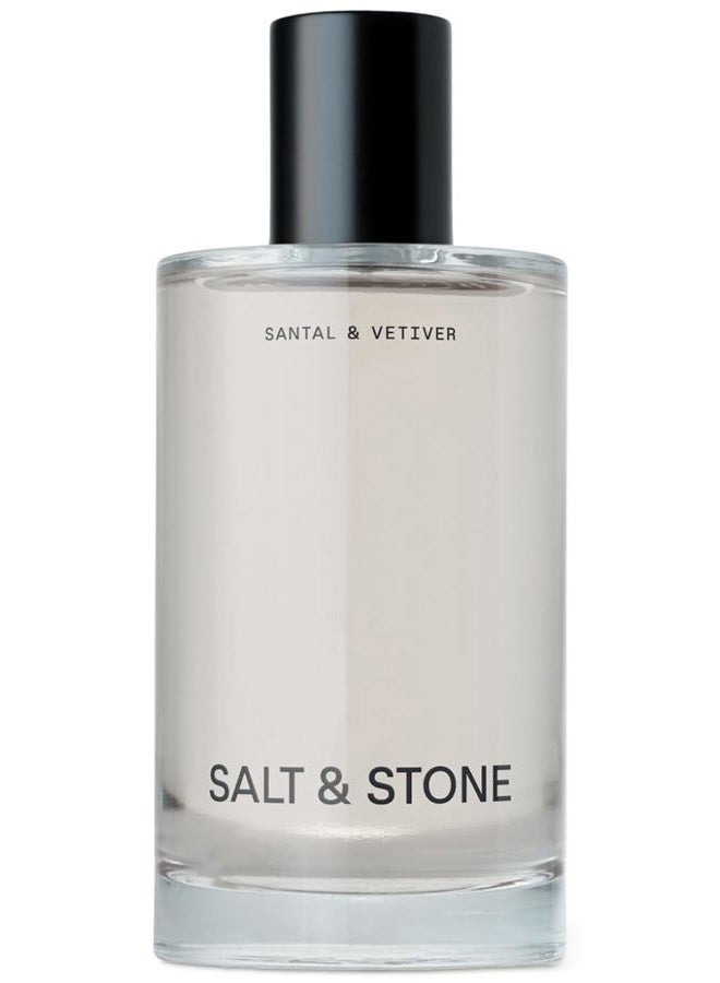 Salt & Stone Body Mist, Santal & Vetiver Scent, Skincare Infused Perfume Hair & Body Spray for Women and Men, Hydrating Fragrance with Glycerin and Red Algae, Vegan, Cruelty Free, 3.4 fl oz - Image 1