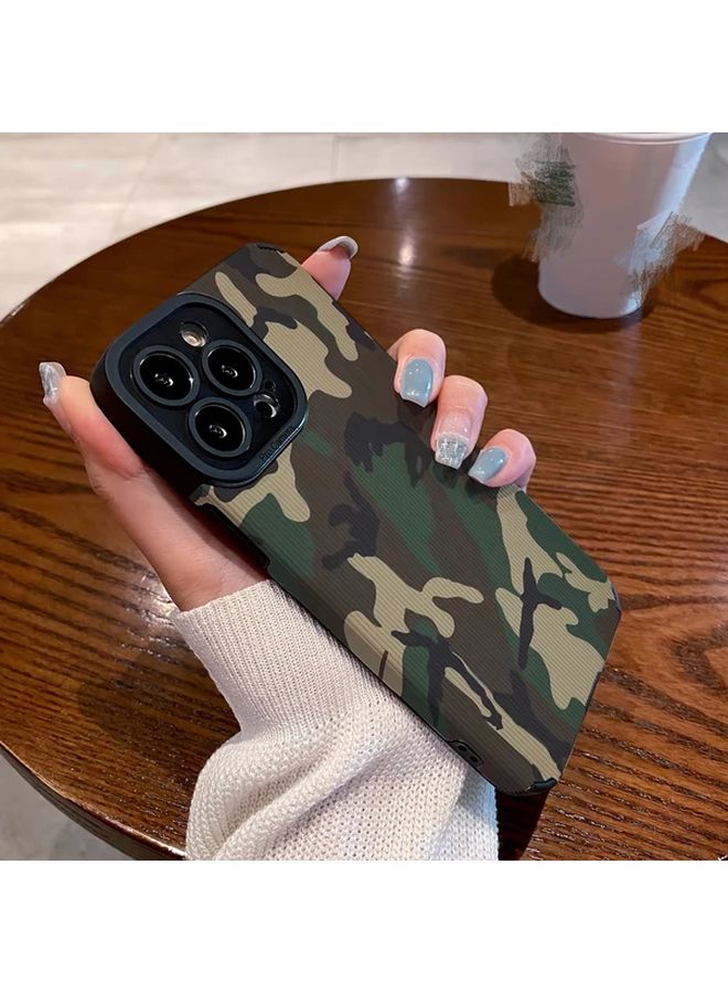 Black Shockproof Leather Painted Heavy Duty Phone Case For iPhone 14 Plus - Image 1