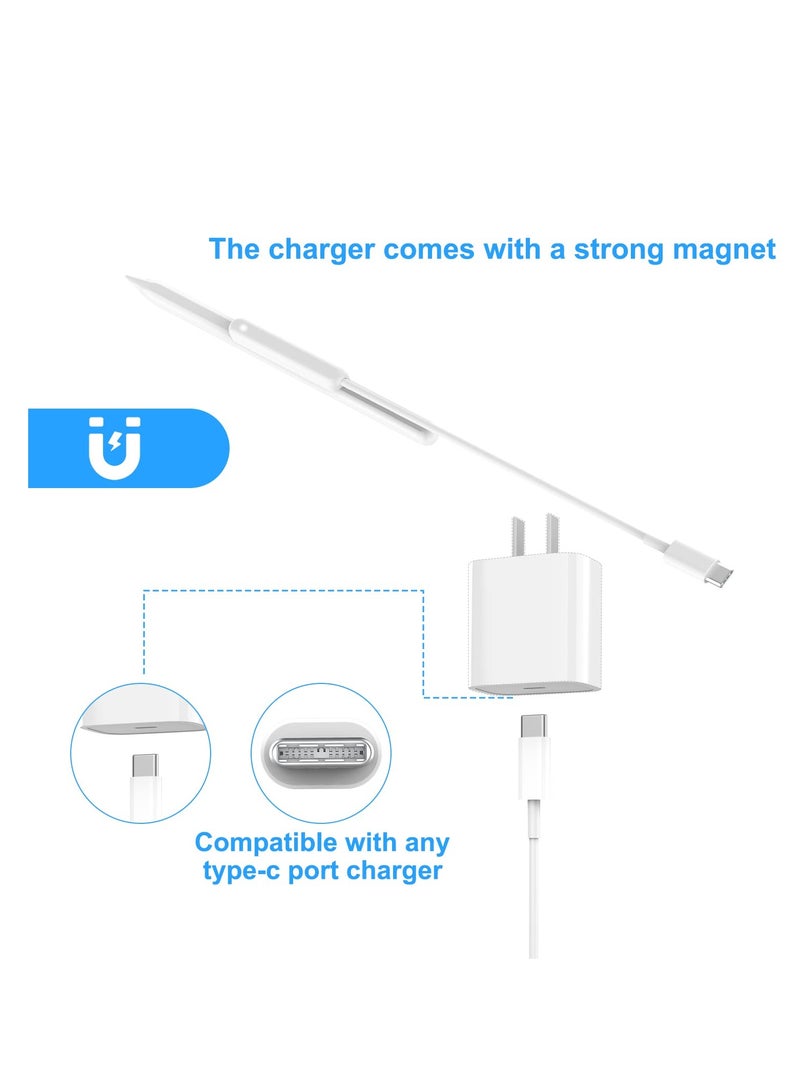 Lightweight Magnetic Charger for Apple Pencil 2nd Gen - Convenient & Fast Charging Adapter for iPencil 2nd Generation - Image 5
