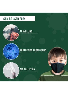 Bodyguard Reusable N95 + Pm2.5, 5 Layer Anti Pollution Face Mask Without Valve - Small (Kids) | Nose Clip For Better Fit | Activated Carbon For Kids  - Image 2