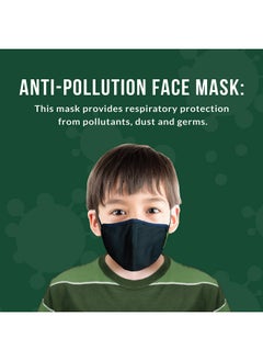 Bodyguard Reusable N95 + Pm2.5, 5 Layer Anti Pollution Face Mask Without Valve - Small (Kids) | Nose Clip For Better Fit | Activated Carbon For Kids  - Image 3