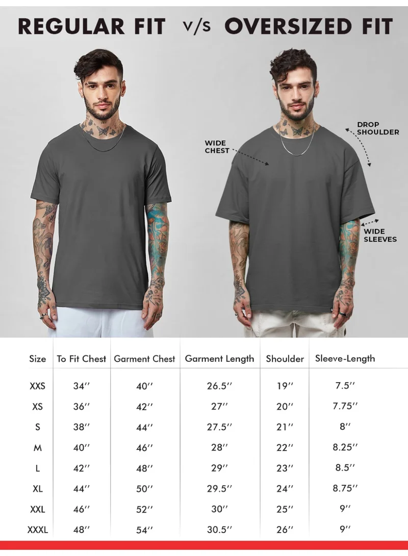 The Souled Store Off White The Souled Store Men Tom & Jerry Off White Graphic Oversized T-Shirts for Men | Best Price UAE