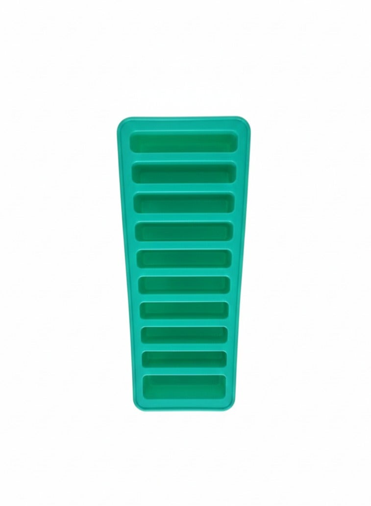Green Silicone Ice Mold – Finger-Shaped Rectangular Design (1 Piece) - Image 1