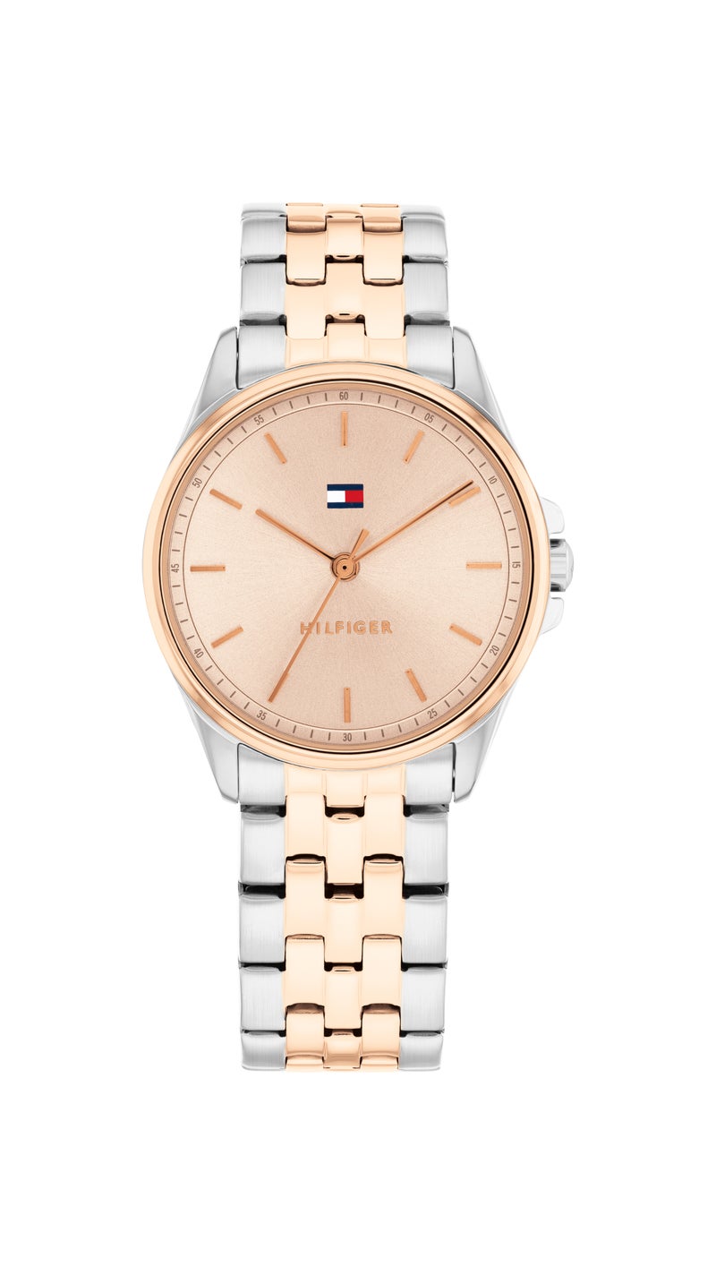 TOMMY HILFIGER Round Analog Women'S Two Tone Stainless Steel Case  Watch - Image 3