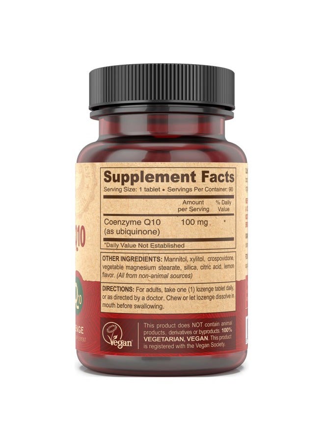 Deva Nutrition Vegan Vitamins Coenzyme Q10 100mg - Potent & Affordable in One Bottle - Chewable, 90 Tablets, (Pack of 1) - Image 4