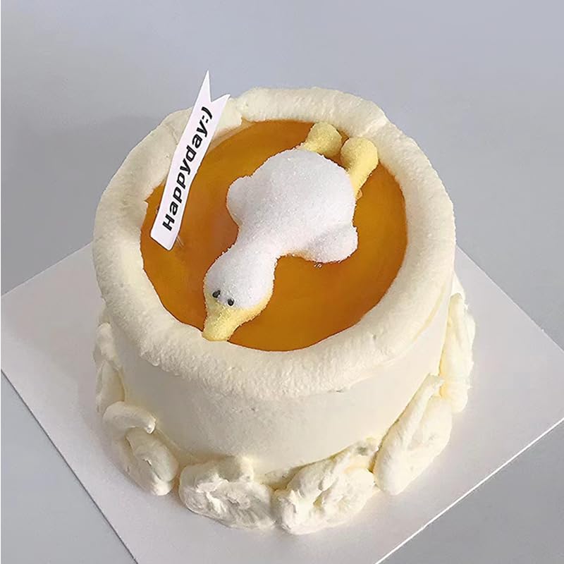 XMOX Lying Duck Silicone Mold, Ducks Chocolate Cake Mold for Candy Fondant Mousse Desserts, Ducking Candle Resin Mold for Soap Soy Wax DIY Handcraft - Image 5