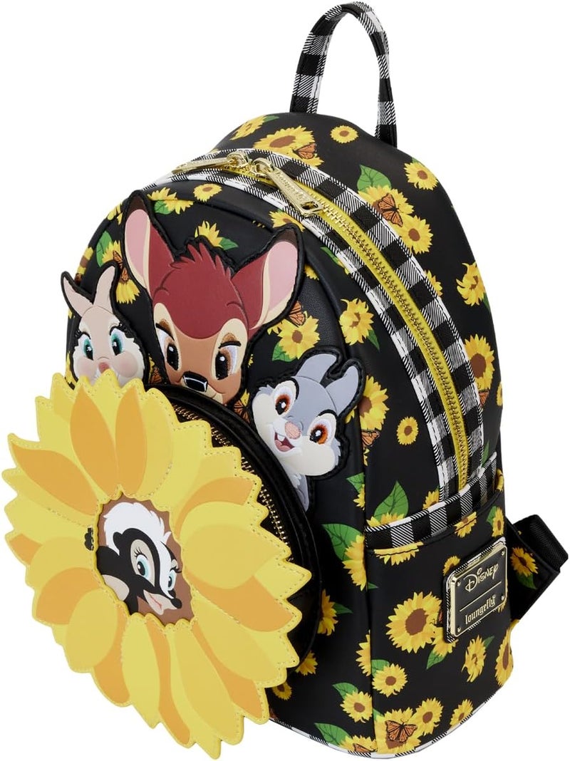 Loungefly Loungefly Disney Bambi Sunflower Friends Mini Backpack Bags and Accessories Standard - Image 5