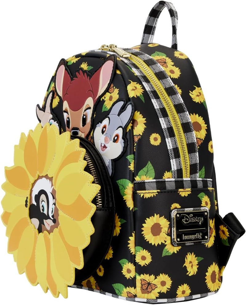 Loungefly Loungefly Disney Bambi Sunflower Friends Mini Backpack Bags and Accessories Standard - Image 2