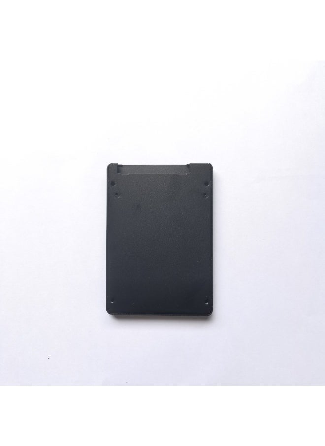 Generic 2.5 Inch Pure Black Universal Version K Version Jiang Version Plastic Solid State Hard Disk Box Hard Disk Shell SSD Hard Disk Shell-Color:Public Edition/Popular Edition Black  - Image 1