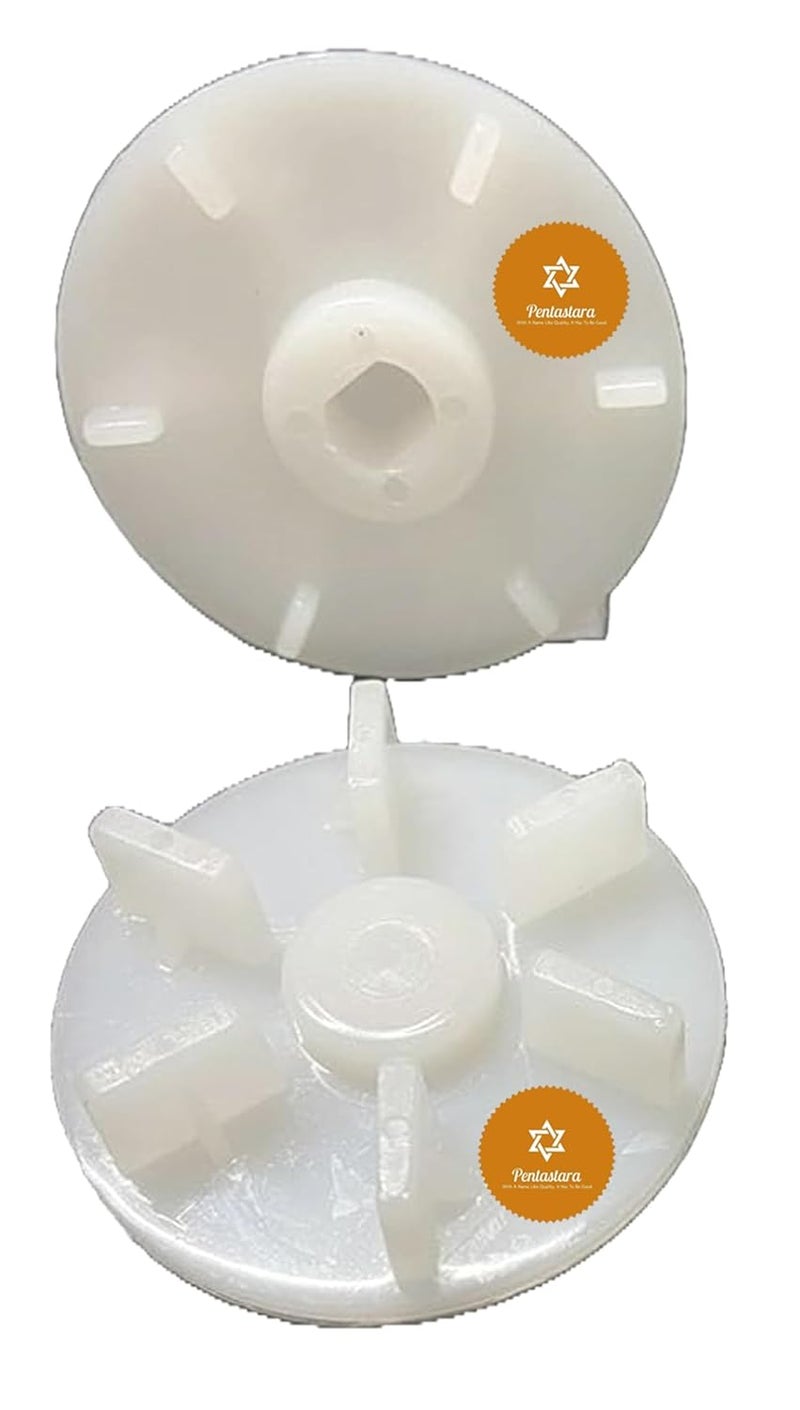 PENTASTARAMixer Grinder Motor Coupler GearSuitable for BUTTERFLY models 2 UnitsWhite - Image 1