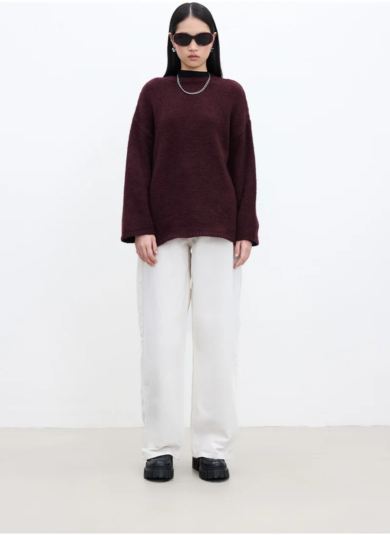 Manuka Oversized Sweater Claret Red