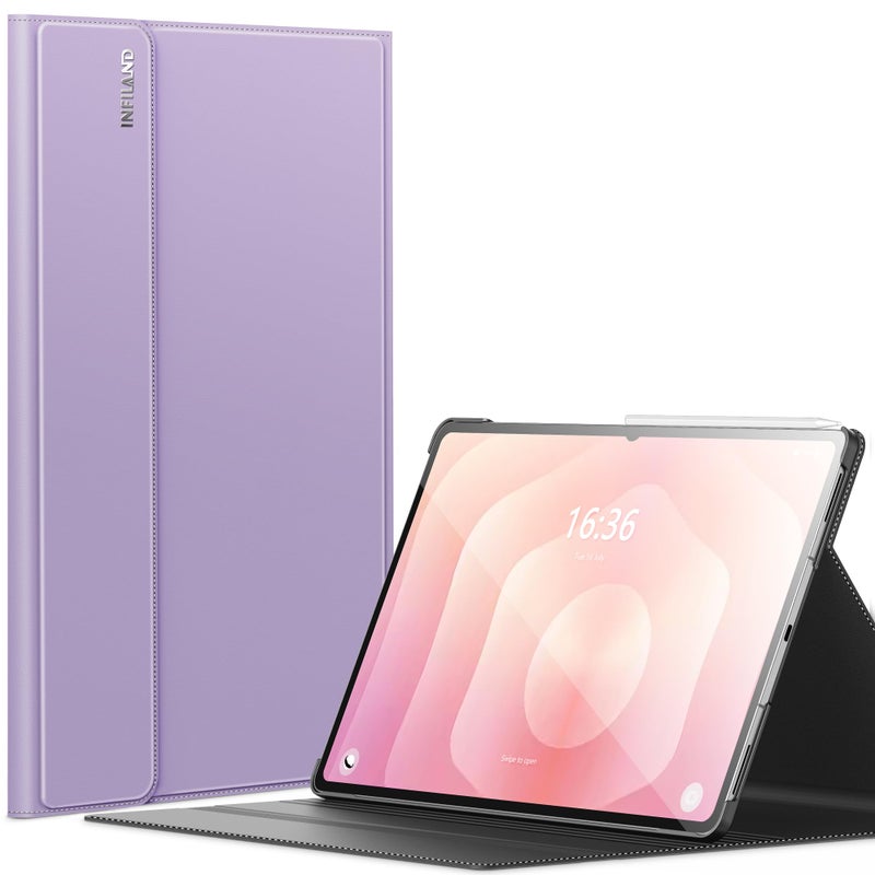 INFILAND Case for Galaxy Tab S11 Ultra 2025 146 Inch MultiAngle Stand Cover Compatible with Samsung Tab S11 Ultra 5G SMX936B SMX930 Auto WakeSleep Lilac Purple - Image 2